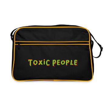 Personnes toxiques - Sac Retro - noir/or - Devant