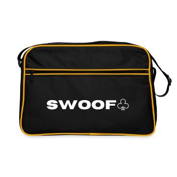 Swoof ♧ br suisse Je ne vois pas le design - Sac Retro - noir/or - Devant