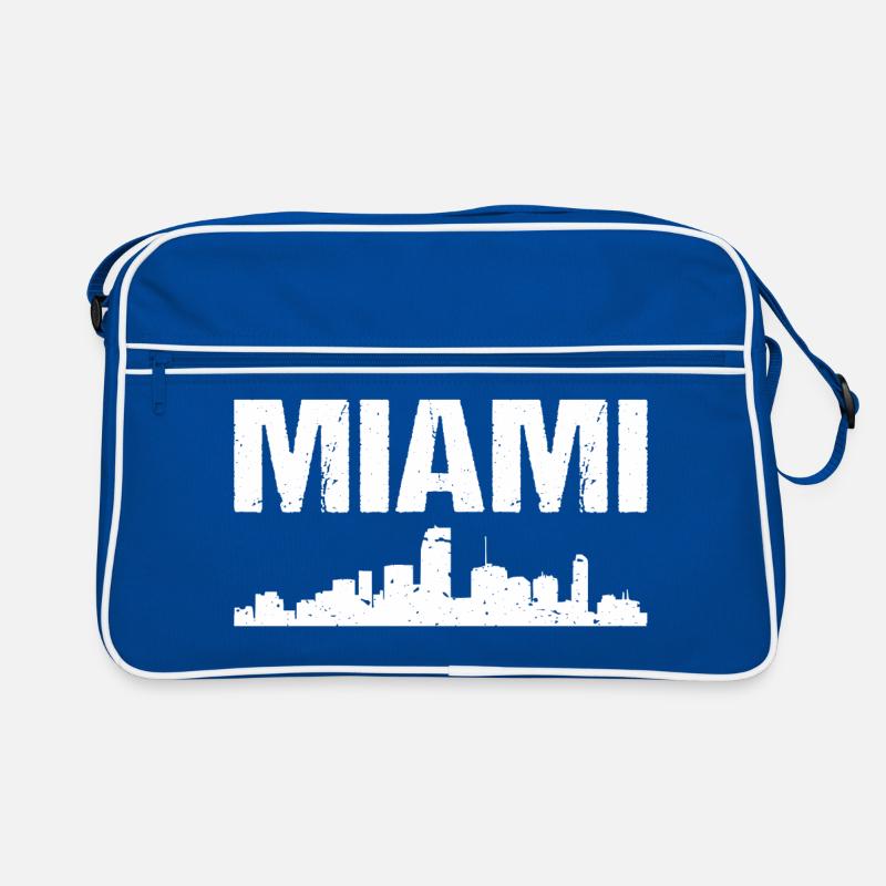 Miami Skyline Retro Tasche