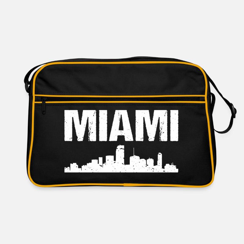 Miami Skyline Retro Tasche