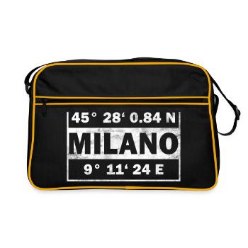 Milano Coordinates Italy Milan - Retro Bag - black/gold - Front