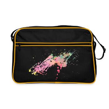 Splash - Color Design - Retro Bag - black/gold - Front