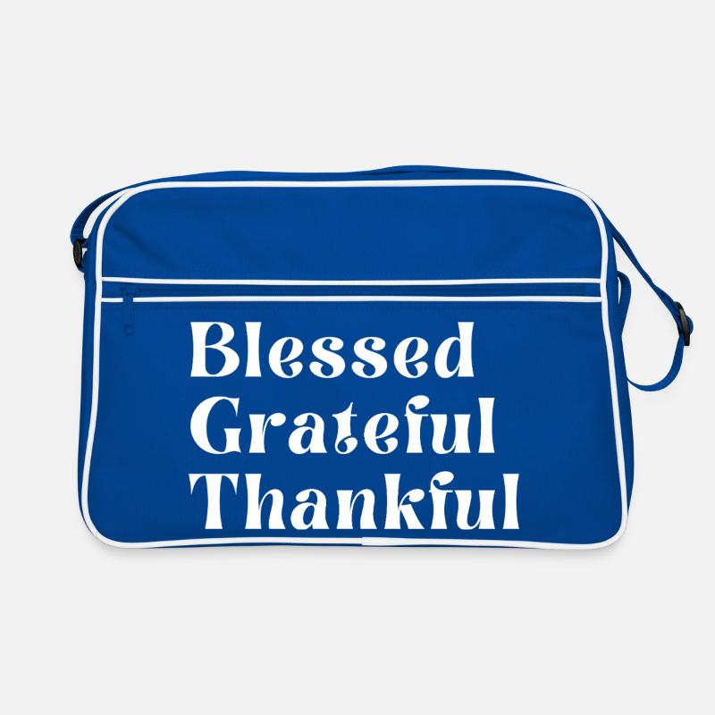 Dankbar, dankbar. Retro Tasche