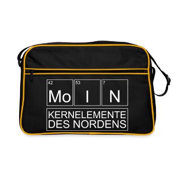 Éléments centraux du nord de l’Allemagne - Sac Retro - noir/or - Devant