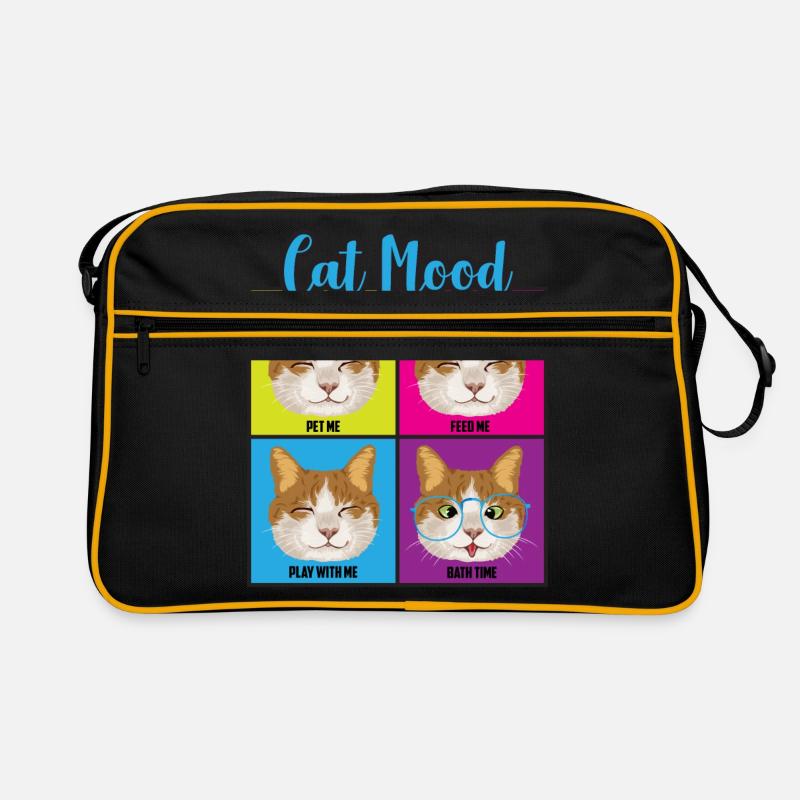 Humeurs drôles de chat Sac Retro
