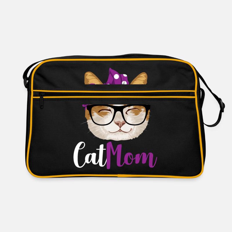 Maman de chat / maman de chats Sac Retro