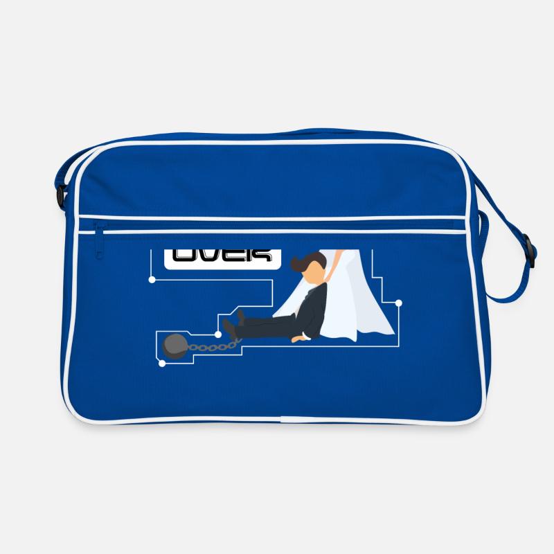 Junggesellenabschied Bachelor Game Over Retro Tasche