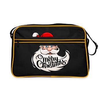 Noël Santa Claus / Noël - Sac Retro - noir/or - Devant