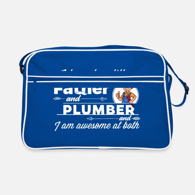 Plumber and father Retro Bag
