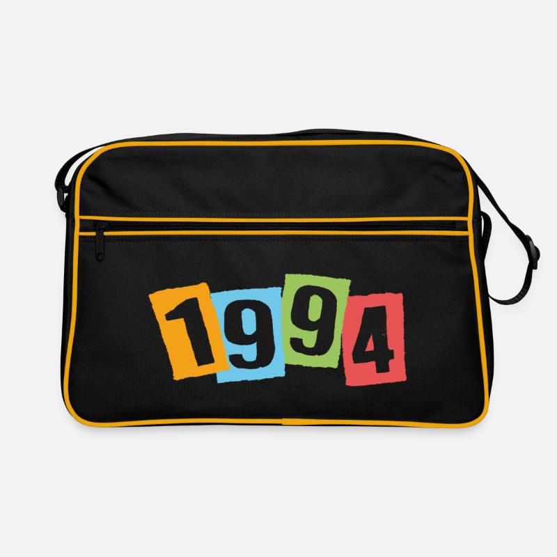 Né en 1994 – Anniversaire avec de grands numéros colorés Sac Retro
