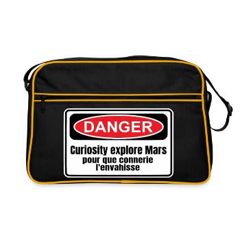 Colonisation de Mars - Sac Retro - noir/or - Devant