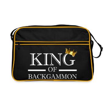 Roi Du Backgammon - Sac Retro - noir/or - Devant