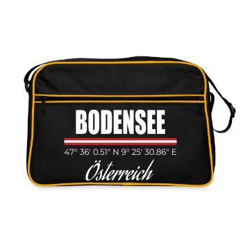 Lake Constance - Retro Bag - black/gold - Front