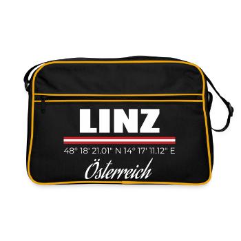 Linz - Retro Bag - black/gold - Front