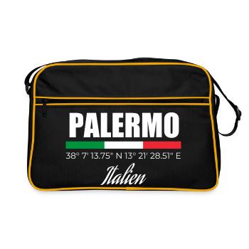 Palerme - Sac Retro - noir/or - Devant