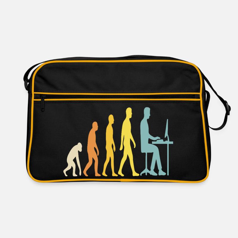 Tech Evolution at the Desk Retro Bag