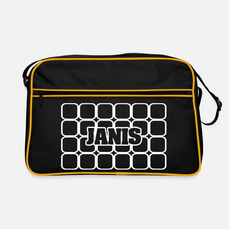 Man's name Janis Retro Bag