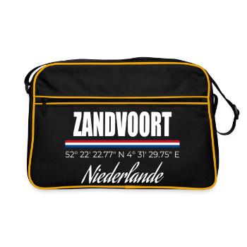 Zandvoort - Sac Retro - noir/or - Devant