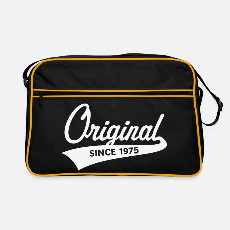 Original Since 1975 (Geburtsjahr, Geburtstag / W) Retro Tasche