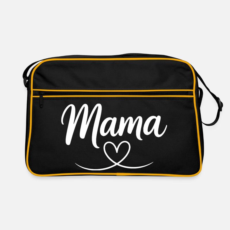 Mama Heart Script Sac Retro