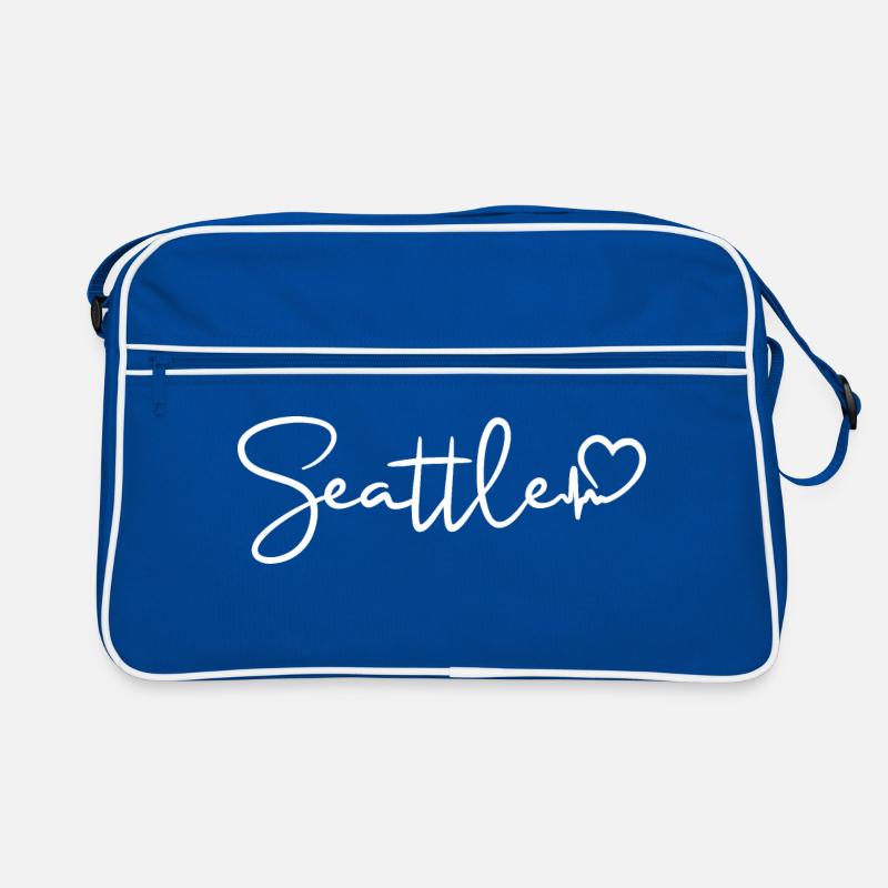 Seattle Herzschlag Retro Tasche