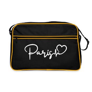 Paris Heartbeat France Amour - Sac Retro - noir/or - Devant