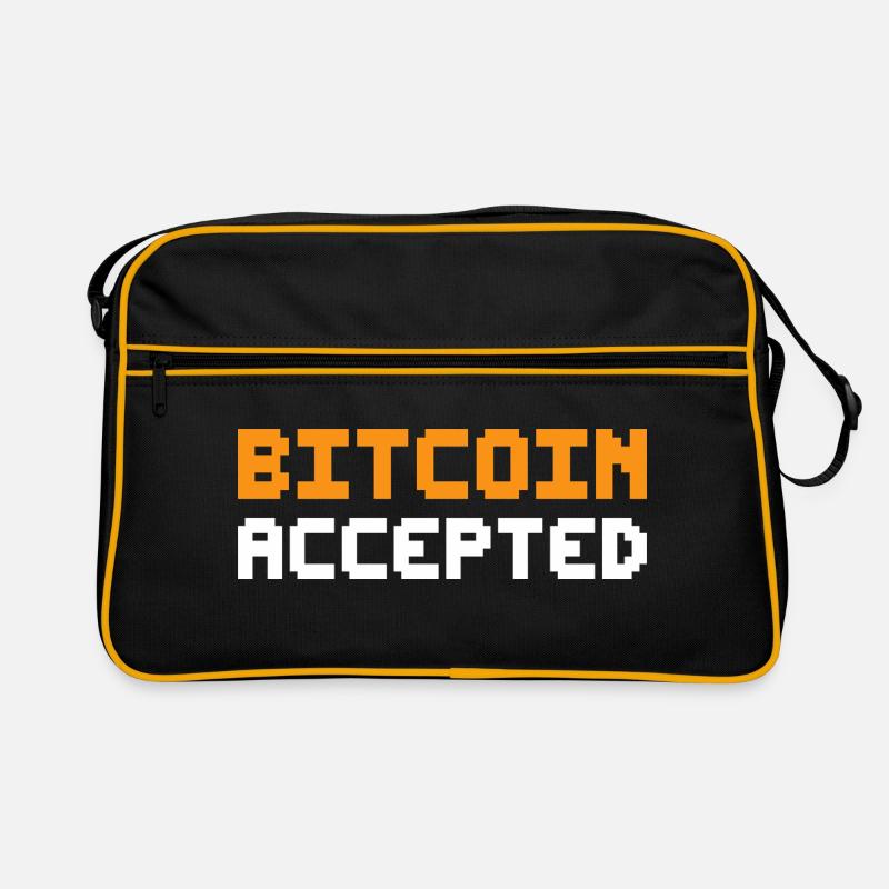 Bitcoin Accepted Retro Bag
