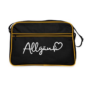 Battements de cœur de l’Allgäu - Sac Retro - noir/or - Devant