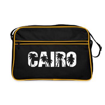 Le Caire Palmiers Égypte Le Caire - Sac Retro - noir/or - Devant