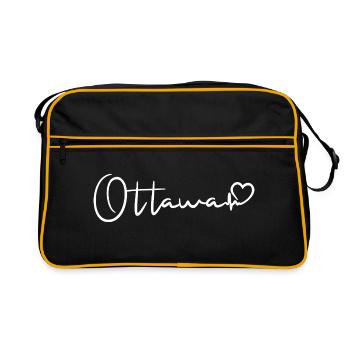 Ottawa Heartbeat - Retro Bag - black/gold - Front