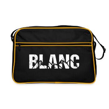 Blanc Vintage Alps Mountain - Retro Bag - black/gold - Front