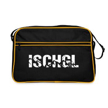 Ischgl Alps Tyrol Austria Ischgl Mountains - Retro Bag - black/gold - Front