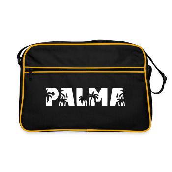 Palma Palm Trees - Retro Bag - black/gold - Front