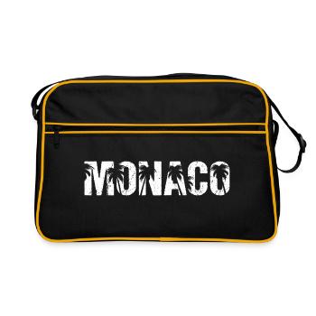 Palmiers de Monaco - Sac Retro - noir/or - Devant
