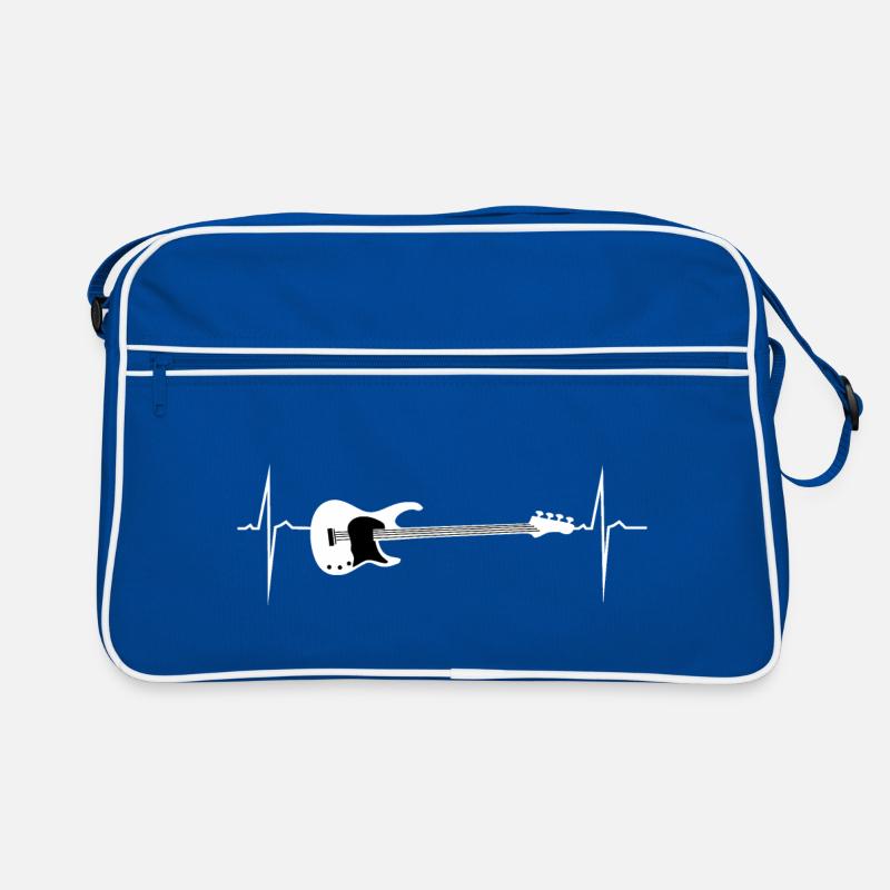 herzschlag e bass Retro Tasche