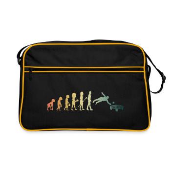 Spikeball - Evolution of Roundnet - Retro Tasche - Schwarz/Gold - Vorne