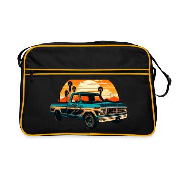 Pick-up Classic Cars - Sac Retro - noir/or - Devant