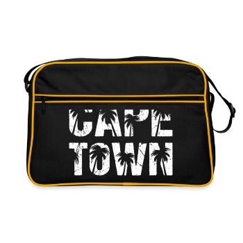 Cape Town Palm Trees Cape Town - Retro Bag - black/gold - Front