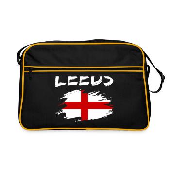 Leeds England - Retro Bag - black/gold - Front