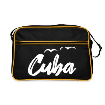 Cuba Vintage Caraïbes Cuba - Sac Retro - noir/or - Devant