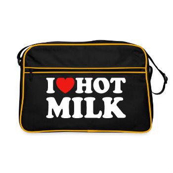 I love hot Milk - Retro Bag - black/gold - Front