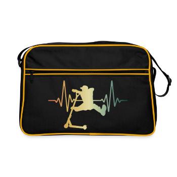 Heartbeat Stunt Scooter Scooter - Retro Bag - black/gold - Front