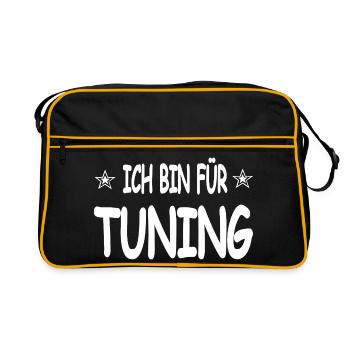 tuning - Retro Bag - black/gold - Front