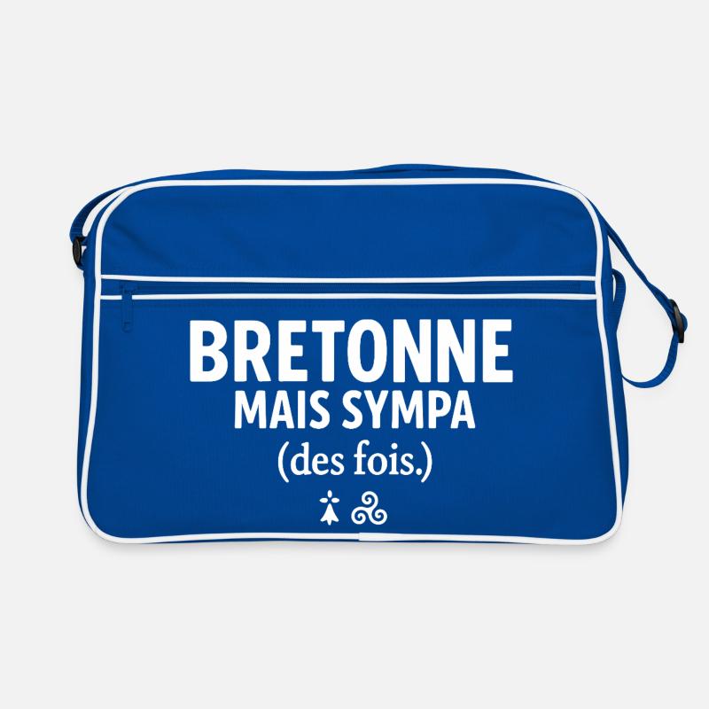 Brittany funny - Breton but nice sometimes Retro Bag