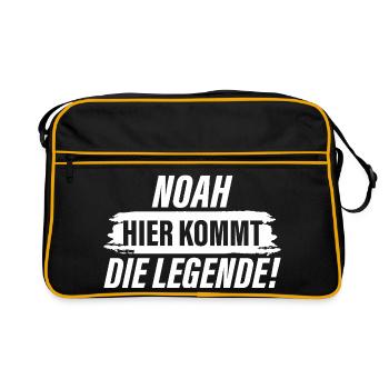 Noah – voici la légende ! - Sac Retro - noir/or - Devant