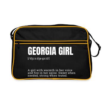 Georgia Girl Warmth and Strength - Retro Bag - black/gold - Front