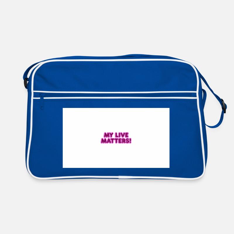 MY_LIVE_MATTERS_- Retro Tasche