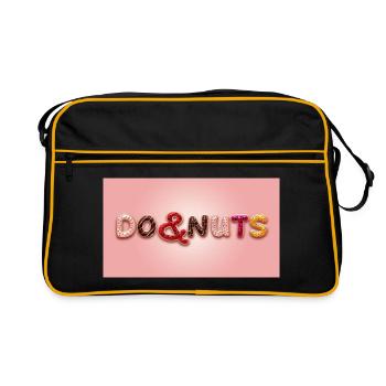  DO&NUTS - Sac Retro - noir/or - Devant