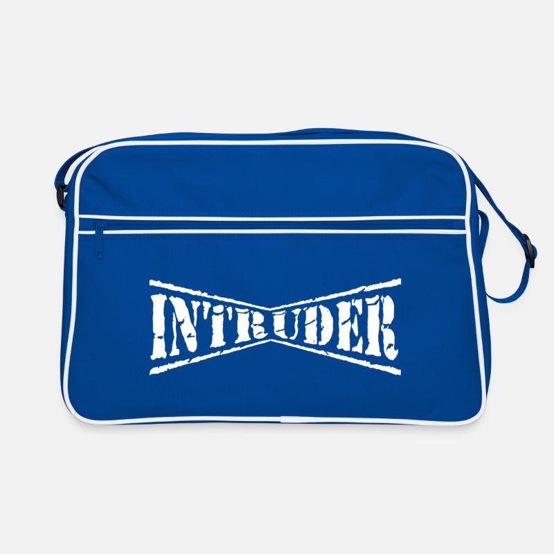 intruder hacker eindringling clan sticker computer Retro Tasche