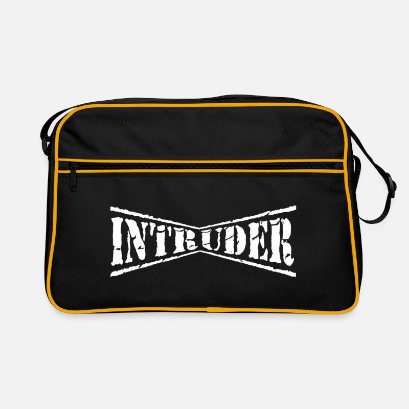 intrus hacker intrus clan sticker ordinateur Sac Retro